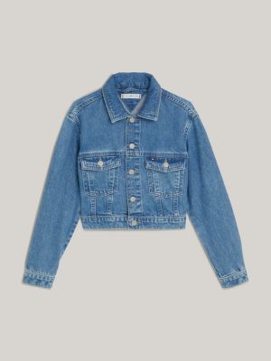 Tommy hilfiger cropped denim shop jacket