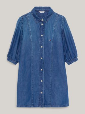 Vestido camisero de tejido denim Denim Tommy Hilfiger