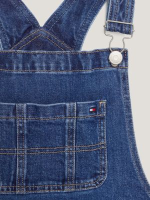 Denim Dungaree Dress, Denim