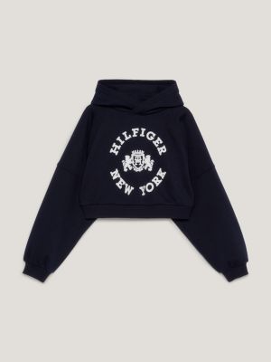 Tommy on sale cropped hoodie