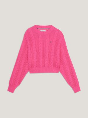 Tommy deals cropped jumper