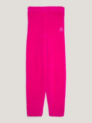 Pink tommy best sale hilfiger joggers