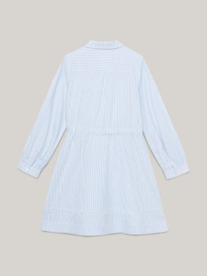 Tommy hilfiger blue and white hot sale striped dress