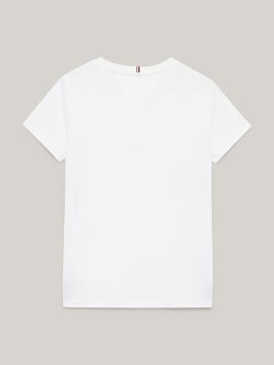 Plain white tommy hilfiger cheap t shirt