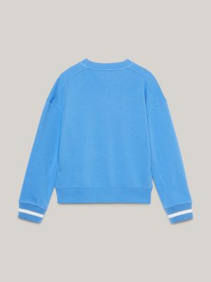 Light blue 2025 tommy hilfiger sweatshirt