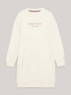 | Foil Beige Dress Hilfiger | Hilfiger Tommy Sweater Monotype Logo