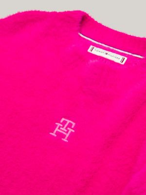 Tommy hilfiger pink on sale jumper