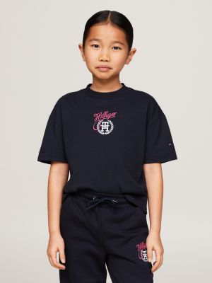 Tommy Hilfiger Glitter Script T-Shirt Juniors