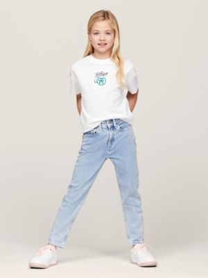 Girls tommy hilfiger t sales shirt