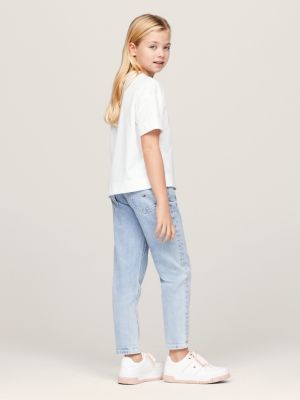 tommy hilfiger white t shirt girl