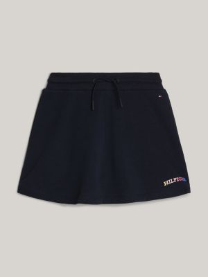 Jupe Hilfiger Monotype cordon a la taille Bleu Tommy Hilfiger