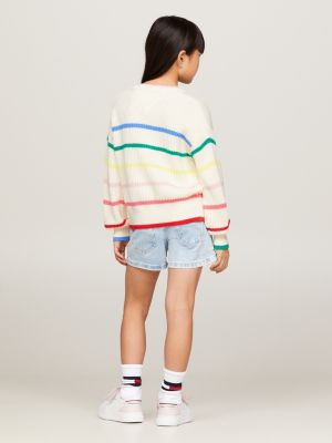 Girls shop striped jumper