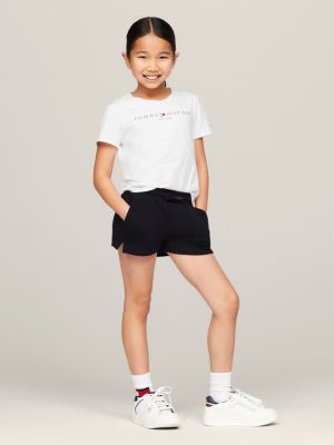 Pink Tommy Hilfiger Girls' Essential T-Shirt/Shorts Set Junior