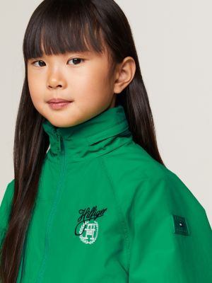 Sudadera Verde Oversize Con Logo De Niña Tommy Hilfiger