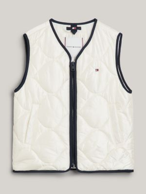 Quilted Regular Fit Vest Beige Tommy Hilfiger