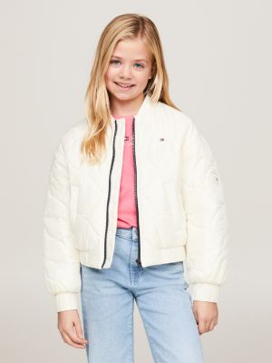 Tommy hilfiger deals stripe quilted bomber