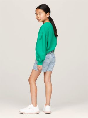 Shorts vaqueros Nora de corte ajustado, Denim