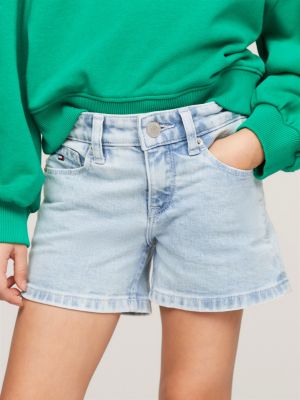 Girls denim store shorts uk