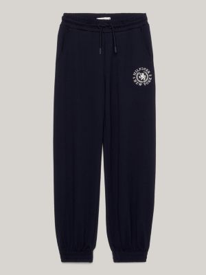 Varsity Logo Relaxed Fit Joggers, Blue