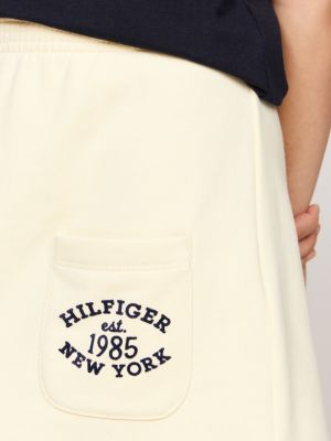 gelb hilfiger monotype mini-sweat-rock für mädchen - tommy hilfiger