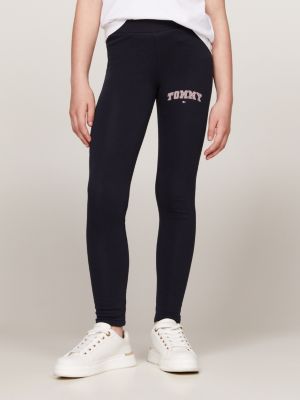 Varsity Fitted Full Length Leggings Blue Tommy Hilfiger