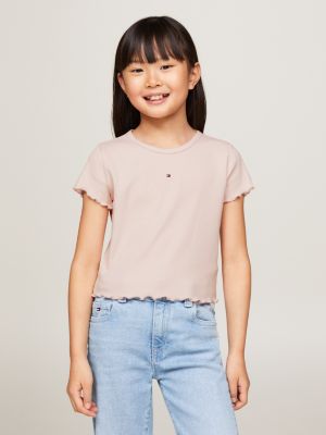 Baby girl tommy hilfiger crop clearance top