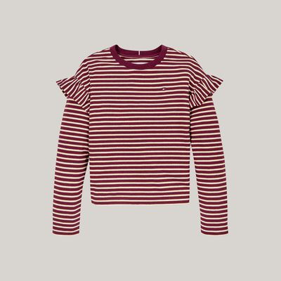 Product colour: deep rouge stripe