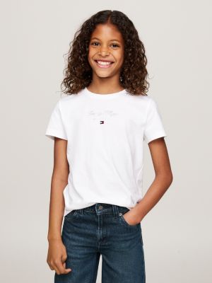 Girls Tops T shirts Singles Day Tommy Hilfiger DK