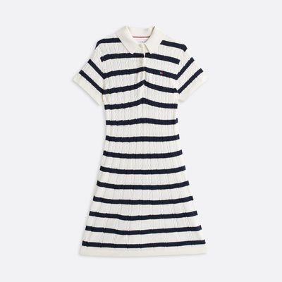 Product colour: ivory petal navy stripes