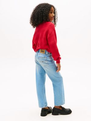 blue girlfriend jeans for girls tommy hilfiger