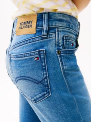 blau nora skinny jeans für mädchen - tommy hilfiger