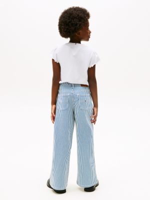 blue stripe jeans for girls tommy hilfiger