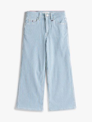 blue stripe jeans for girls tommy hilfiger