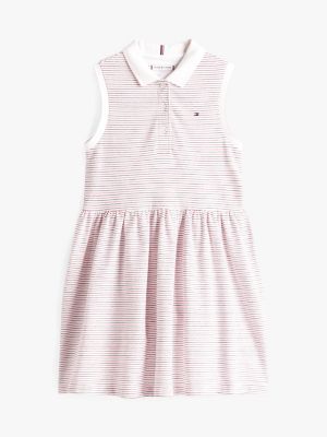 multi sleeveless polo dress for girls tommy hilfiger