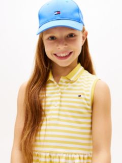 Essential Sleeveless Fit And Flare Polo Dress — Yellow 2