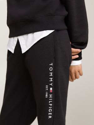 multi logo sweatshirt and joggers set for girls tommy hilfiger