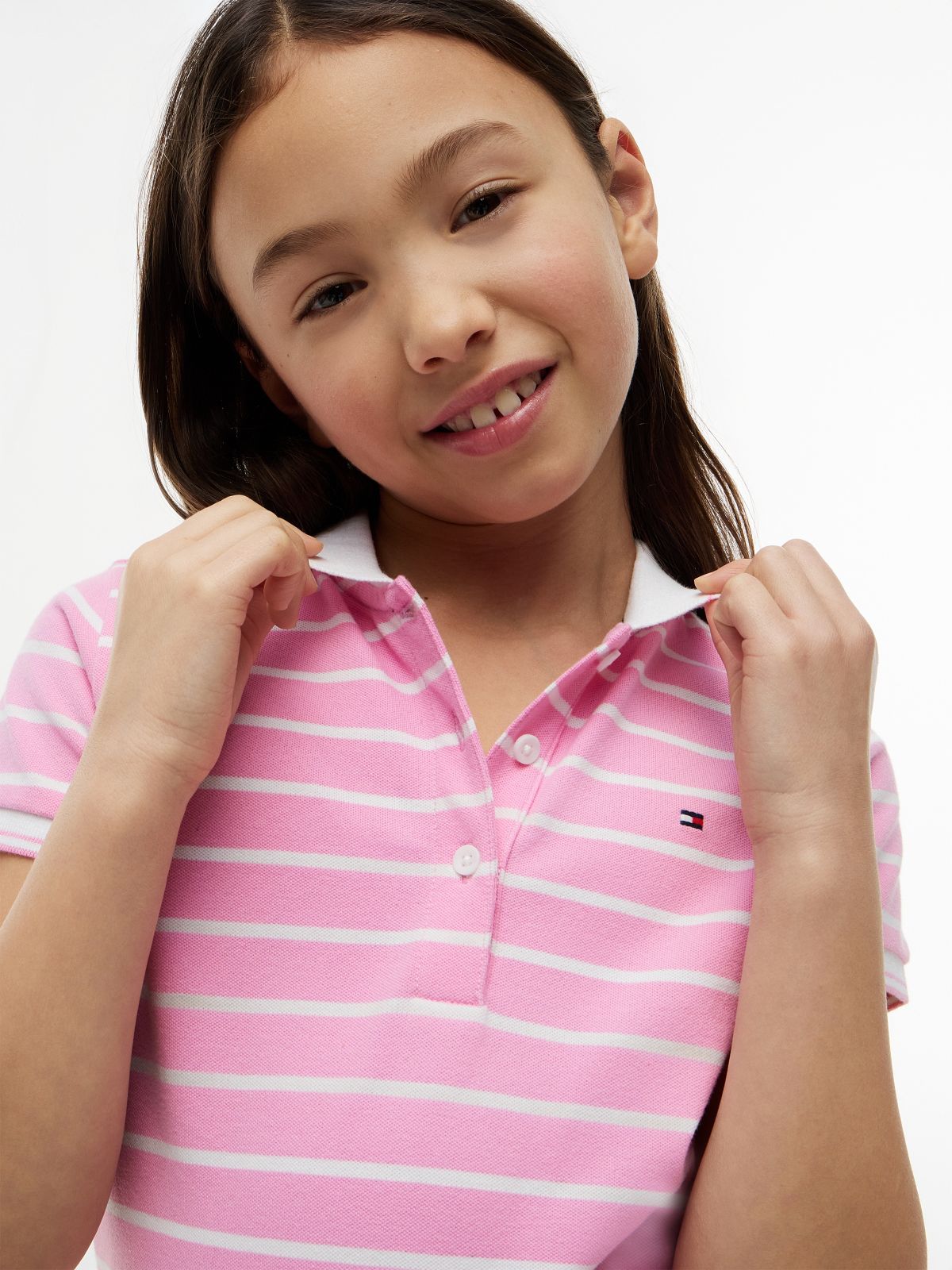 Essential Regular Fit Tipped Polo Shirt — Pink