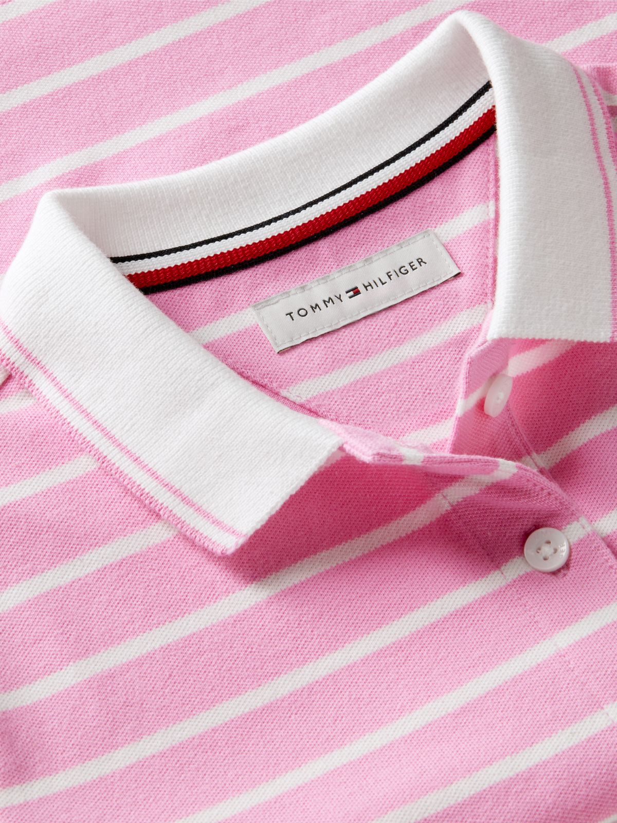 Essential Regular Fit Tipped Polo Shirt — Pink