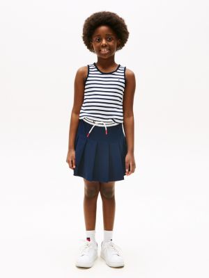 multi trim ribbed tank top for girls tommy hilfiger