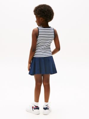 multi trim ribbed tank top for girls tommy hilfiger