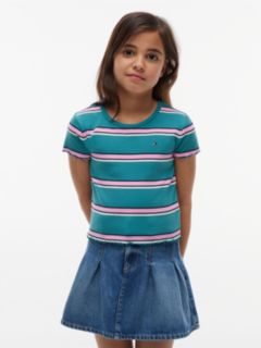 Essential Ruffle Ribbed Extra Slim Top — Green 1
