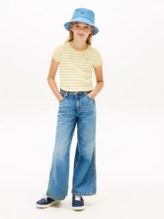 Essential Ruffle Ribbed Extra Slim Top — Yellow 3