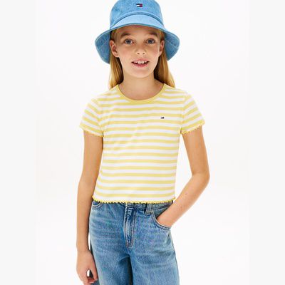 Product colour: yellow dahlia stripes