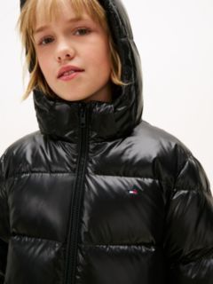 Essential Shiny Down Jacket — Black 4
