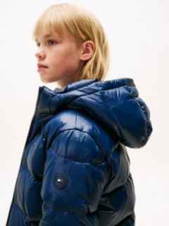Essential Shiny Down Jacket — Blue 2