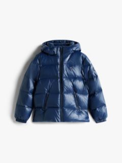 Essential Shiny Down Jacket — Blue 6