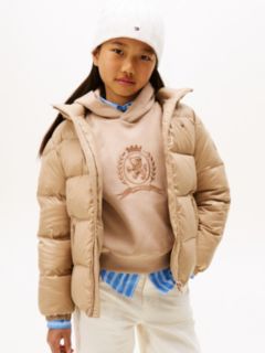 Essential Shiny Down Jacket — Brown 1