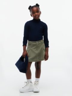 Essential Ruffle Ribbed Long Sleeve Top — Blue 2