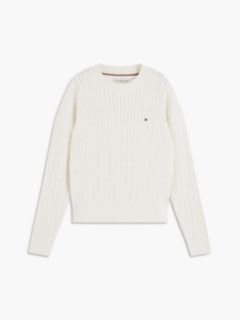 Cable Knit Relaxed Jumper — Yellow 5