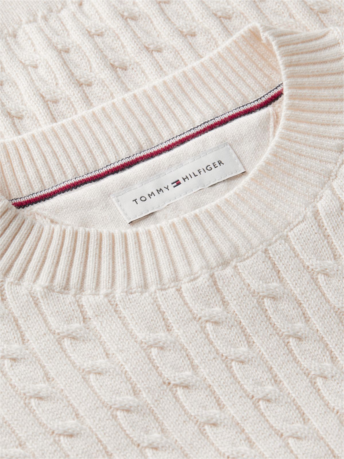 Cable Knit Relaxed Jumper — Yellow